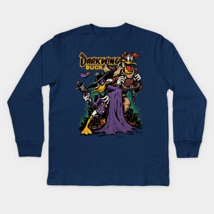 Darkwing Duck Kids Long Sleeve T-Shirt